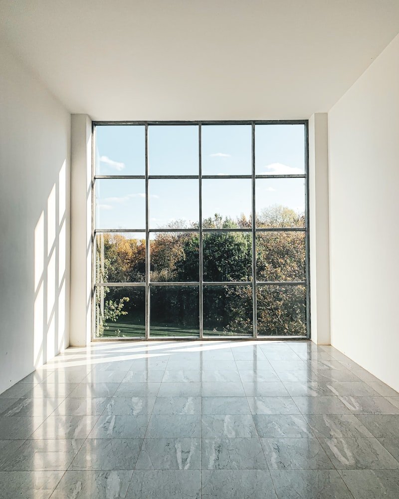 Bright, freshly installed replacement window filling a room with natural light